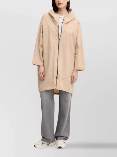 EMPORIO ARMANI HIGH WAIST TROUSERS WITH FRAYED HEM AND POCKETS