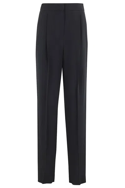 Emporio Armani Trouser In Blue