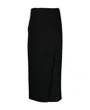 Emporio Armani Longuette Skirt In Black