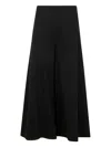 Emporio Armani High-waisted Trousers In Black
