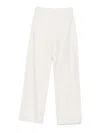 Emporio Armani Textured Straight Trousers In Multi