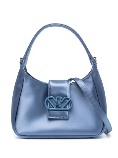 Emporio Armani Hobo Bag In Medium Blue