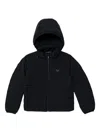Emporio Armani Hooded Jacket In Black