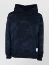 Emporio Armani Hooded Sweater Long Sleeves In Black