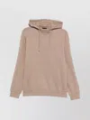 Emporio Armani Cotton Blend Loungewear Hoodie In Pink