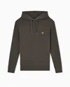 Emporio Armani Hooded Sweatshirt With Micro Logo Patch