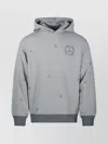 Emporio Armani Hooded Sweatshirt With Ribbed Cuffs And Hem