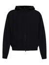 Emporio Armani Long-sleeved Casual Jacket In Black