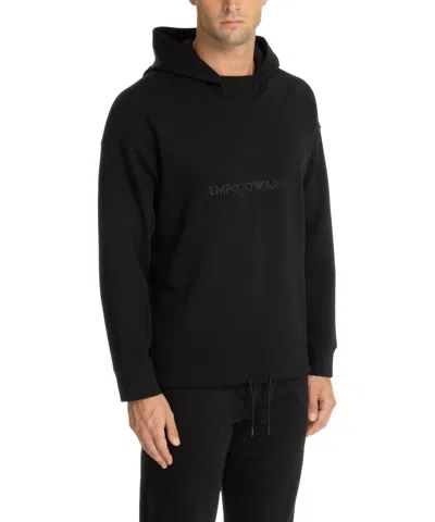 Emporio Armani Hoodie In Black