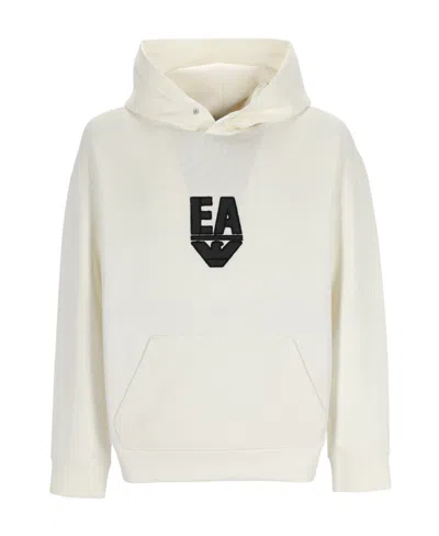 Emporio Armani Hoodie In White