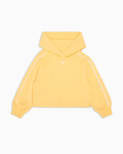 Emporio Armani Kids' Hoodies In Yellow