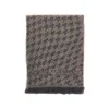 Emporio Armani Houndstooth Jacquard Wool Scarf