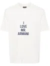 Emporio Armani I Love Mr Armani T-shirt In White
