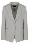 Emporio Armani Icon Chevron Single-breasted Blazer