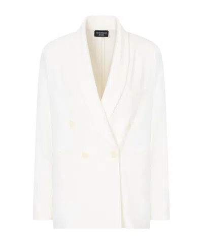 EMPORIO ARMANI EMPORIO ARMANI DOUBLE BREASTED TAILORED BLAZER