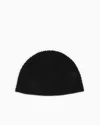 Emporio Armani Logo-patch Beanie Hat In Black