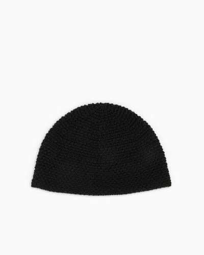 EMPORIO ARMANI ICON CROCHET CAP