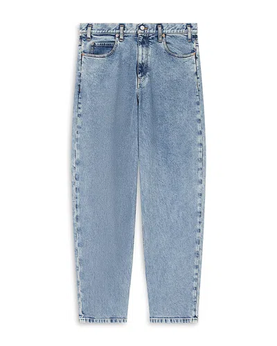 Emporio Armani Icon Oval Leg Five Pocket Jeans In Blue