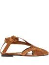 Emporio Armani Suede Leather Sandals