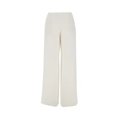 Emporio Armani Icon Triacetate Pants In White