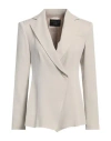 Emporio Armani Icon Woman Blazer Beige Size 10 Viscose, Acetate