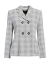 Emporio Armani Icon Woman Blazer Off White Size 14 Acetate, Viscose In Off White