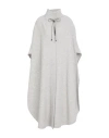 Emporio Armani Icon Woman Cape Light Grey Size 10 Wool, Viscose, Polyamide In Gray