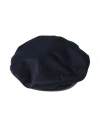 Emporio Armani Icon Woman Hat Navy Size M/l Polyester, Polyurethane In Navy