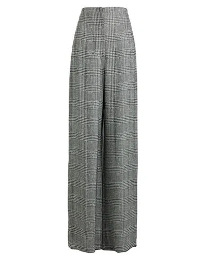 Emporio Armani Icon Woman Pants Grey Size 6 Viscose