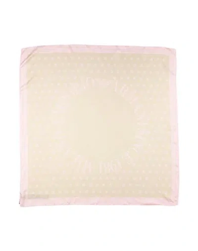 Emporio Armani Icon Woman Scarf Beige Size - Silk In Neutral