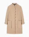 Emporio Armani Icon Wool-blend Single-breasted Coat