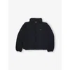 Emporio Armani Logo-embroidered Quilted Down Jacket 4-16 Years Iconico 0920 Blu Nav In Black
