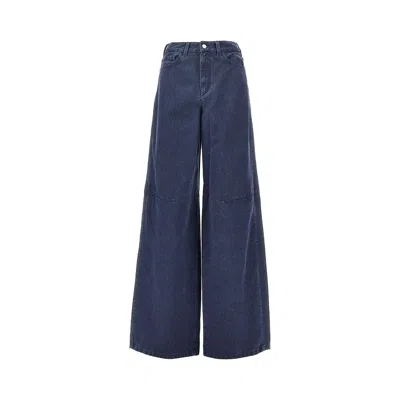 Emporio Armani Ide Leg Denim Pants In Blue