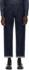 Emporio Armani Indigo J69 Jeans In Denim Blue