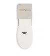 Emporio Armani Invisible Logo Socks In White