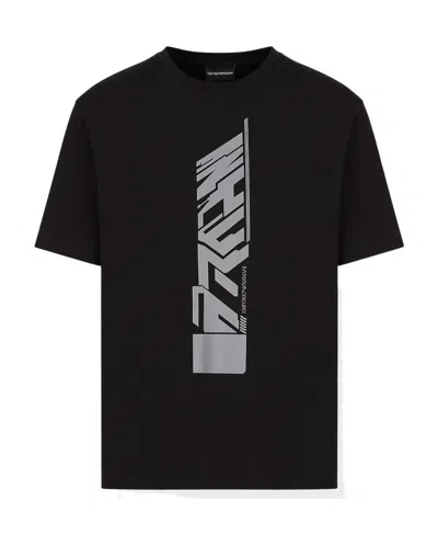Emporio Armani Item O-neck Short-sleeved T-shirt In Black