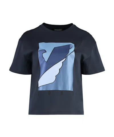 Emporio Armani Item O-neck Short-sleeved T-shirt In Black