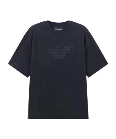 Emporio Armani Item O-neck Short-sleeved T-shirt In Black