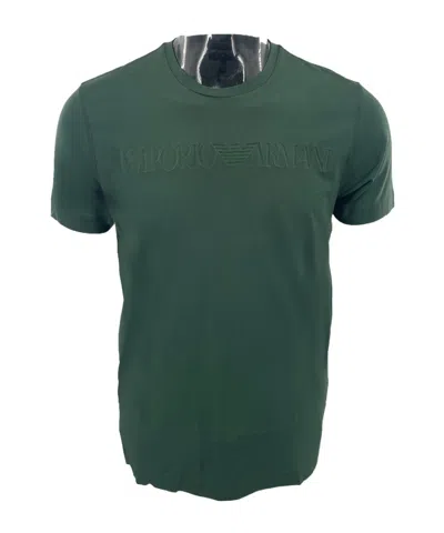 Emporio Armani Item O-neck Short-sleeved T-shirt In Green