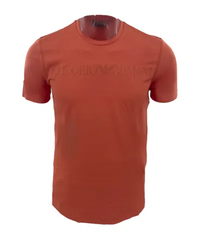 Emporio Armani Item O-neck Short-sleeved T-shirt In Red