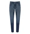 Emporio Armani 5 Pockets Pant In Blue
