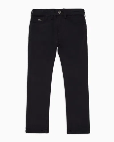 Emporio Armani Kids' J06 Denim Jeans In Navy Blue
