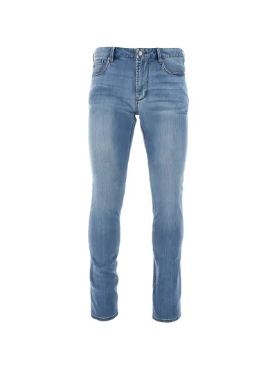 Emporio Armani J06 Five-pocket Jeans In Blue