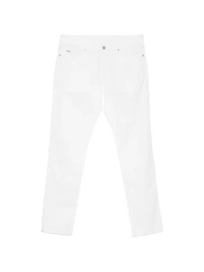 Emporio Armani J06 Five-pocket Jeans In White