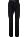 Emporio Armani Straight-leg Jeans In Schwarz