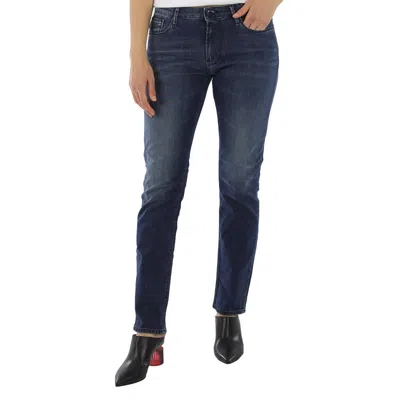 Emporio Armani J06 Slim-fit Stretch Cotton Denim Jeans In Black