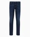 Emporio Armani J75 Slim-fit Selvedge Denim Jeans In Blue