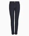 Emporio Armani J18 High-waist In Dark Blue