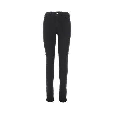 Emporio Armani 'j18' Skinny Fit Jeans In Black