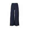 Emporio Armani Woman Pants Midnight Blue Size 27 Linen In Blue